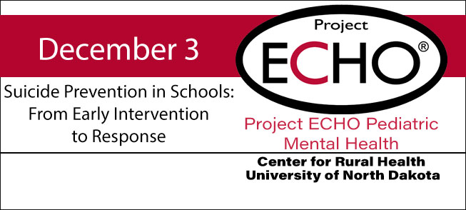 Project ECHO clinic on December 3